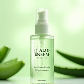 Bottle of Aloe & Neem Purifying Cleanser