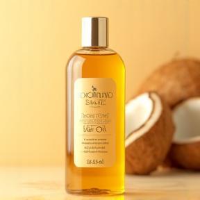 Bottle of Coconut Silk Hair Oil